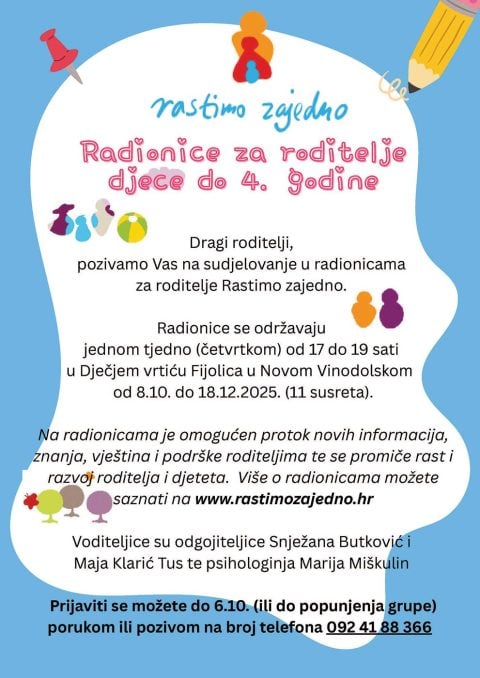 Plakat "Rastimo zajedno"